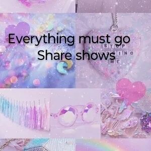 Everything must go share show for clearing out their closets